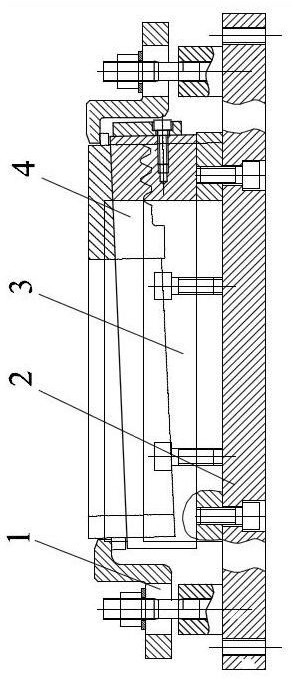 A kind of processing method of dehumidification blade assembly surface