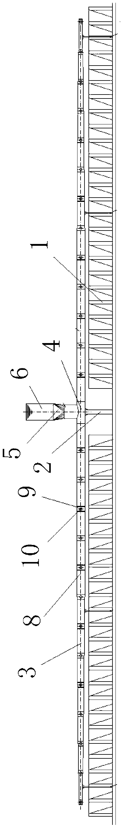 Targeted ventilation device for relieving heat stress of cows