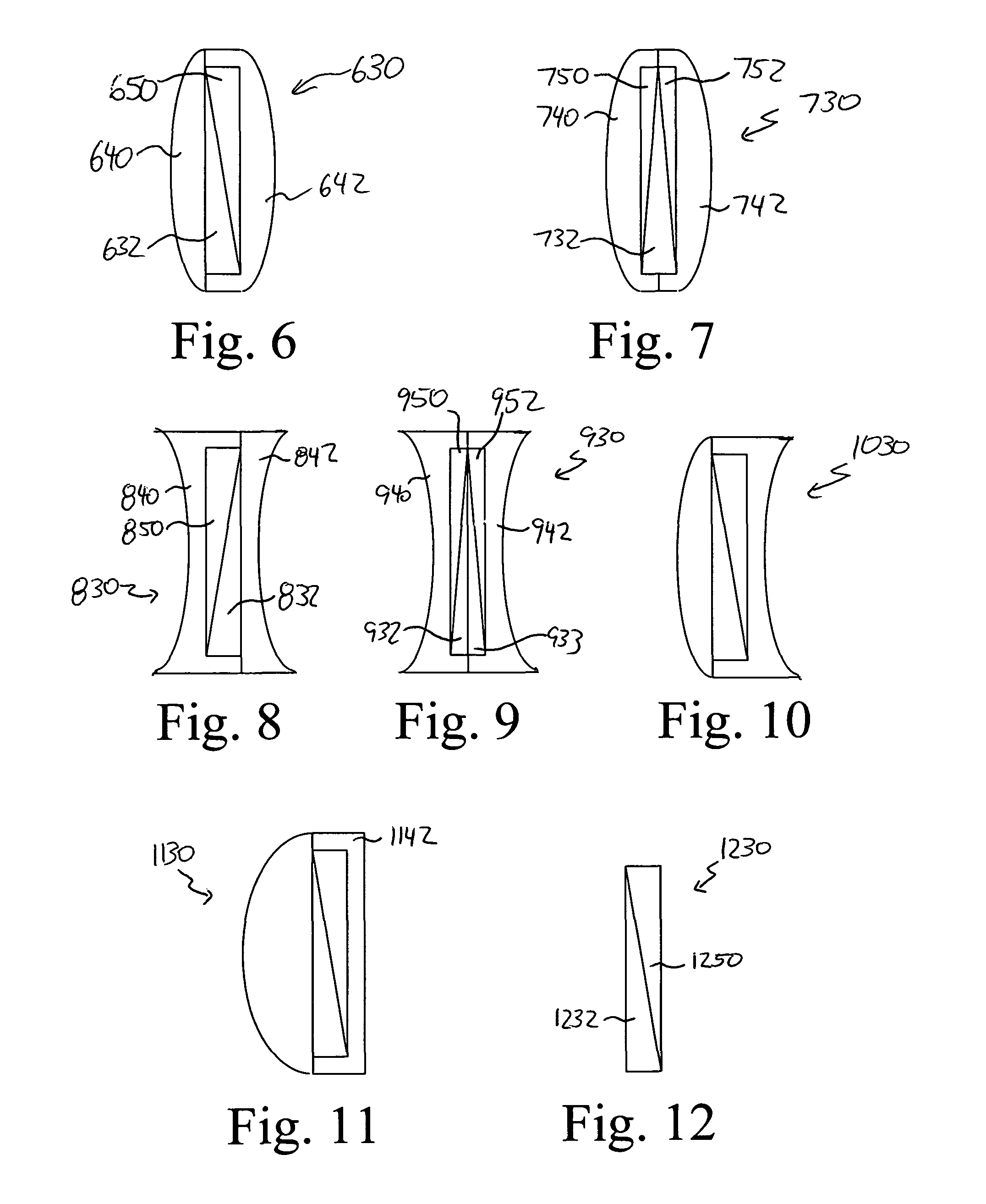 Implantable prismatic device, and related methods and systems
