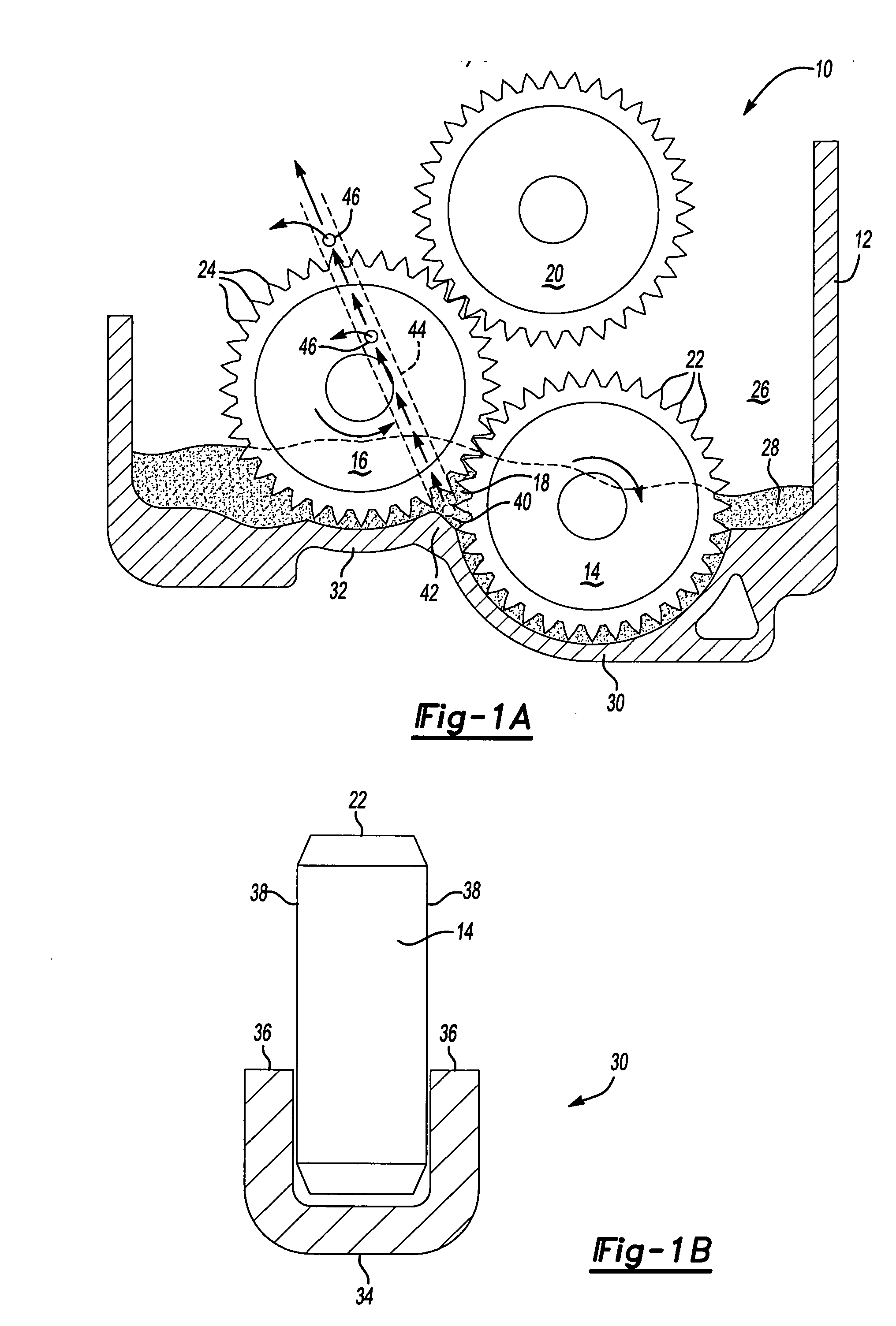 Ancillary oil pumping for gear box assembly
