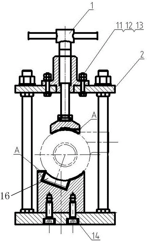 Integrated fixture for cooling turbine test