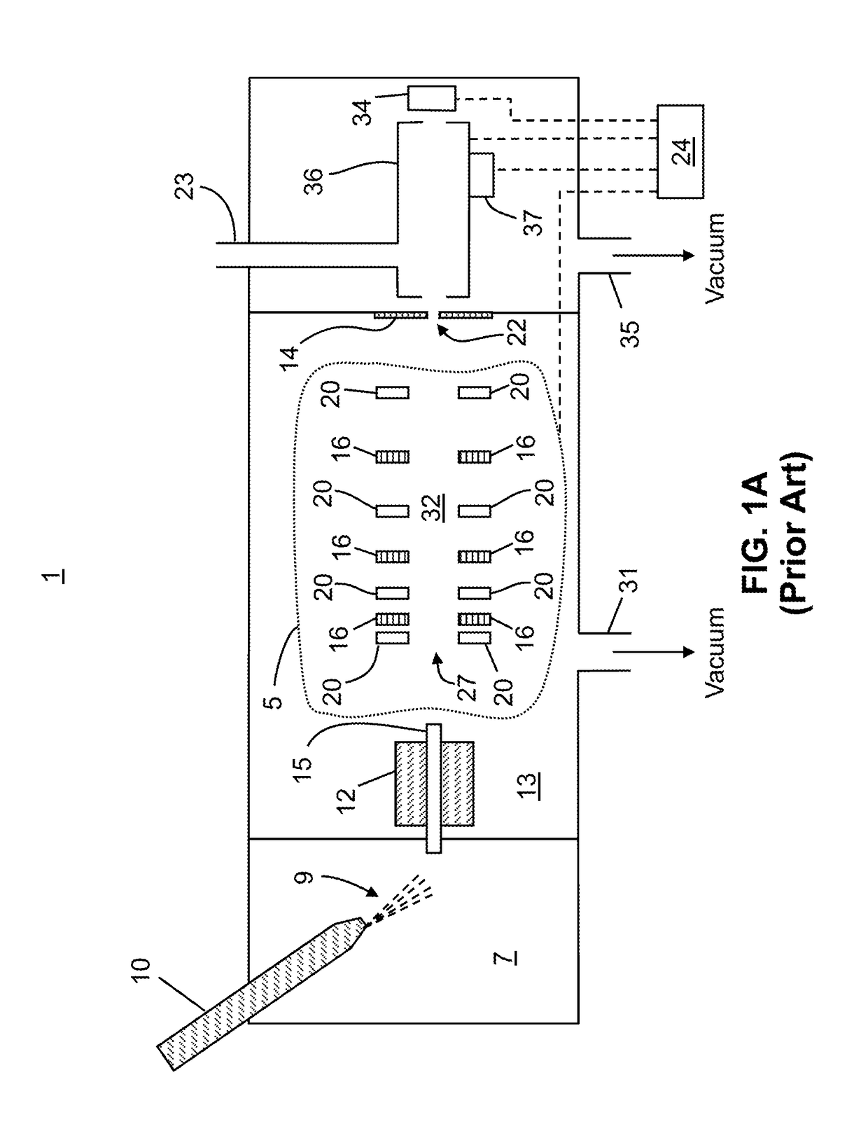 System for transferring ions in a mass spectrometer