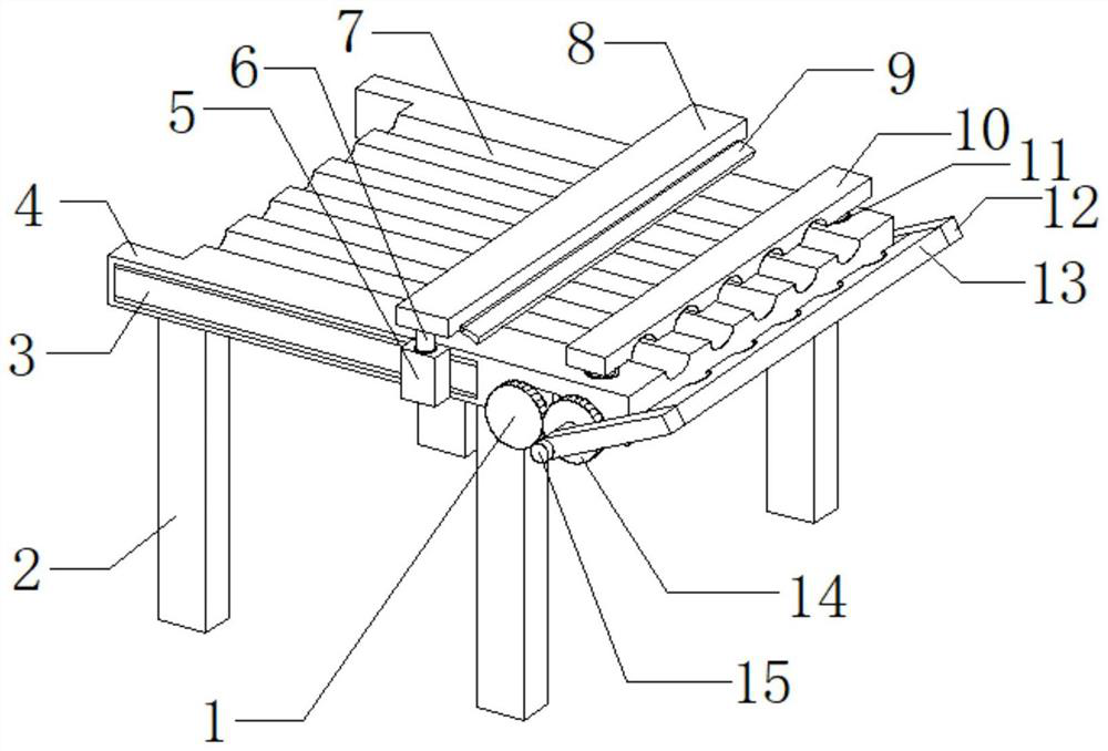 A steel bar bending device for building construction