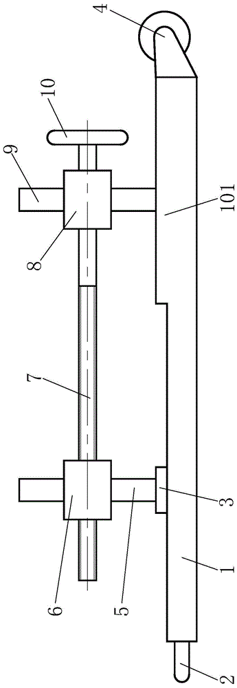 A supporting platform for cable winding reel with adjustable supporting width