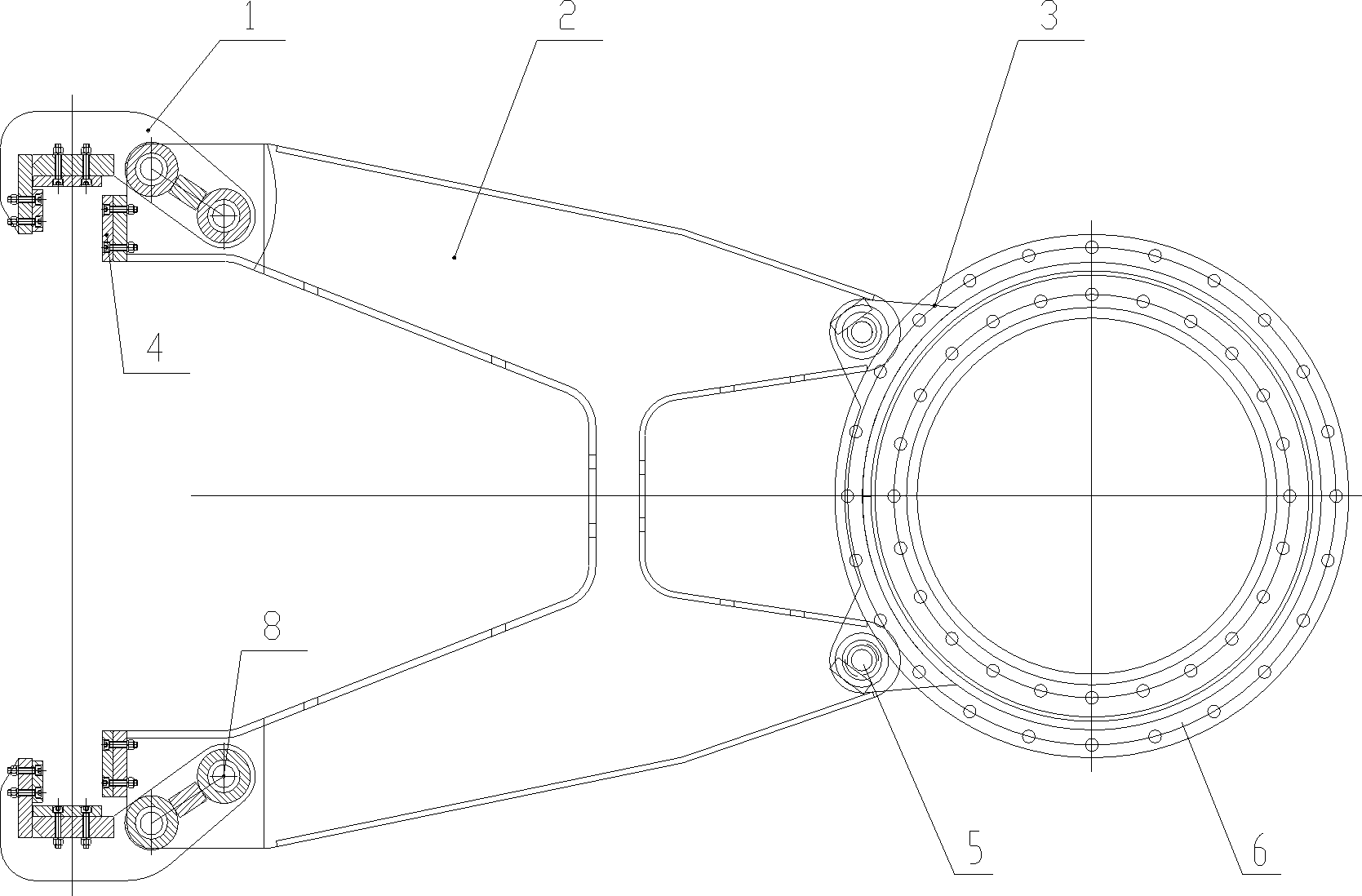 Detachable follow-up frame and installation process thereof