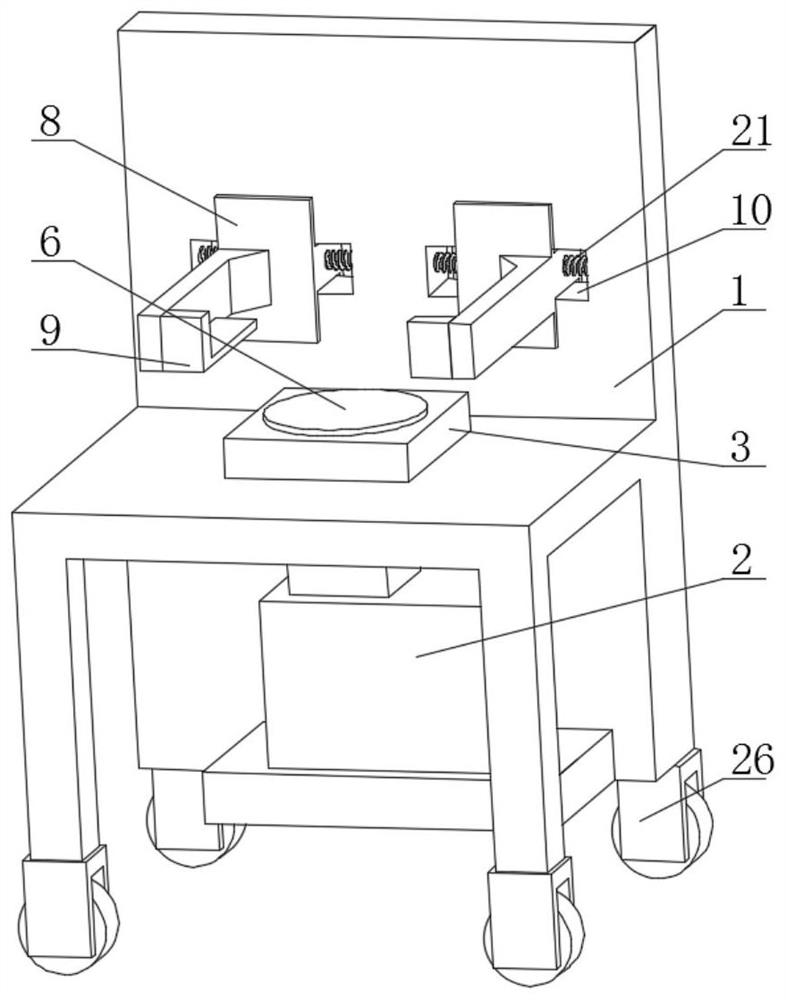 Practical electromechanical equipment disassembly and assembly practical training platform convenient for position adjustment