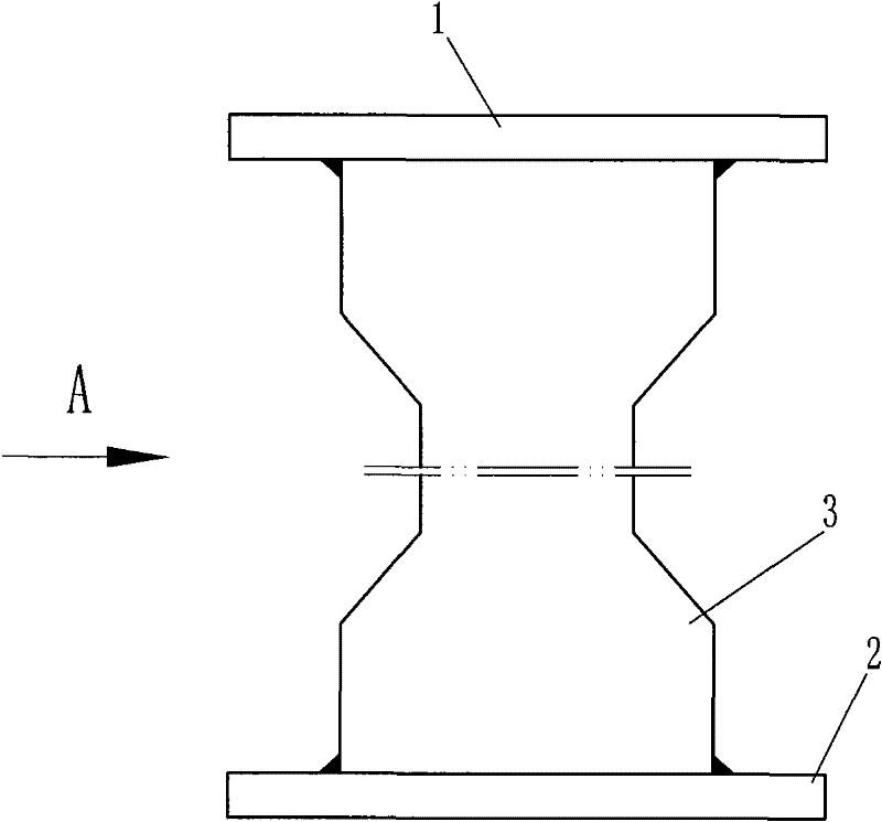 Metal bending energy-consuming damper for preventing tension and compression and yield