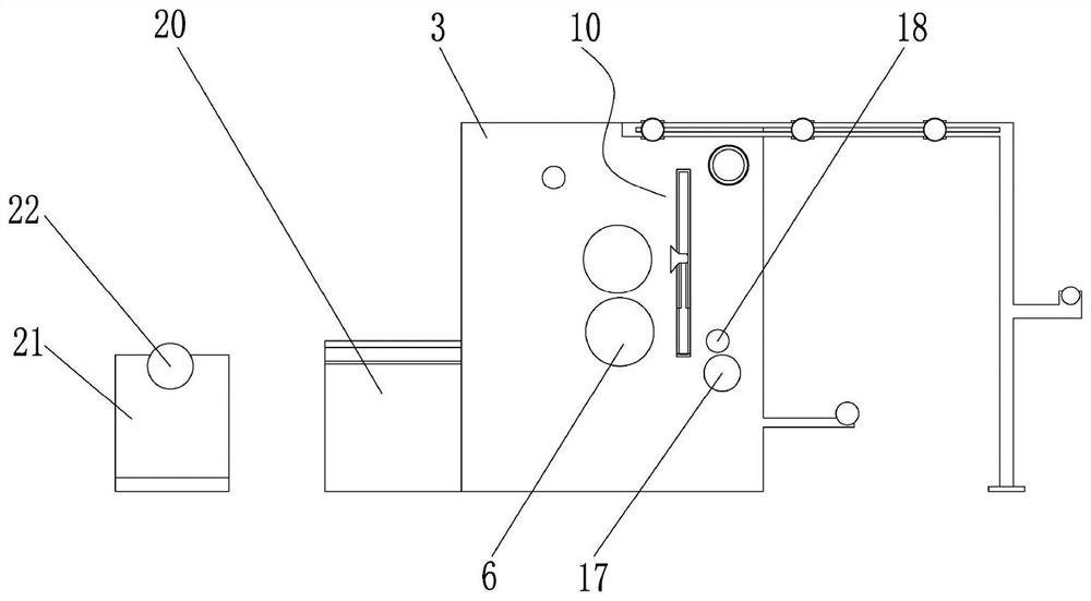 Full-automatic efficient flame compounding machine