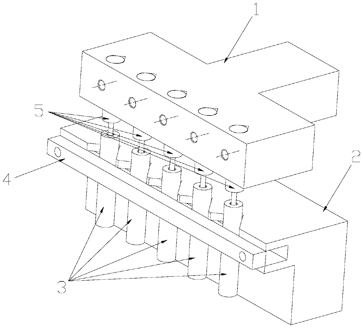 Part clamp for batch machining of non-standard parts and electric discharge machining jig