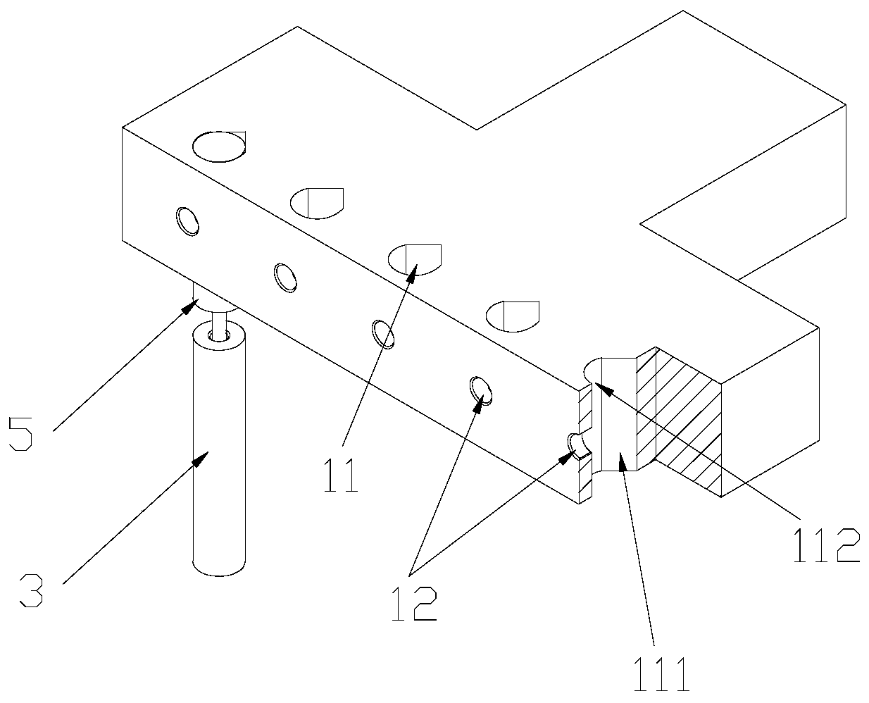 Part clamp for batch machining of non-standard parts and electric discharge machining jig