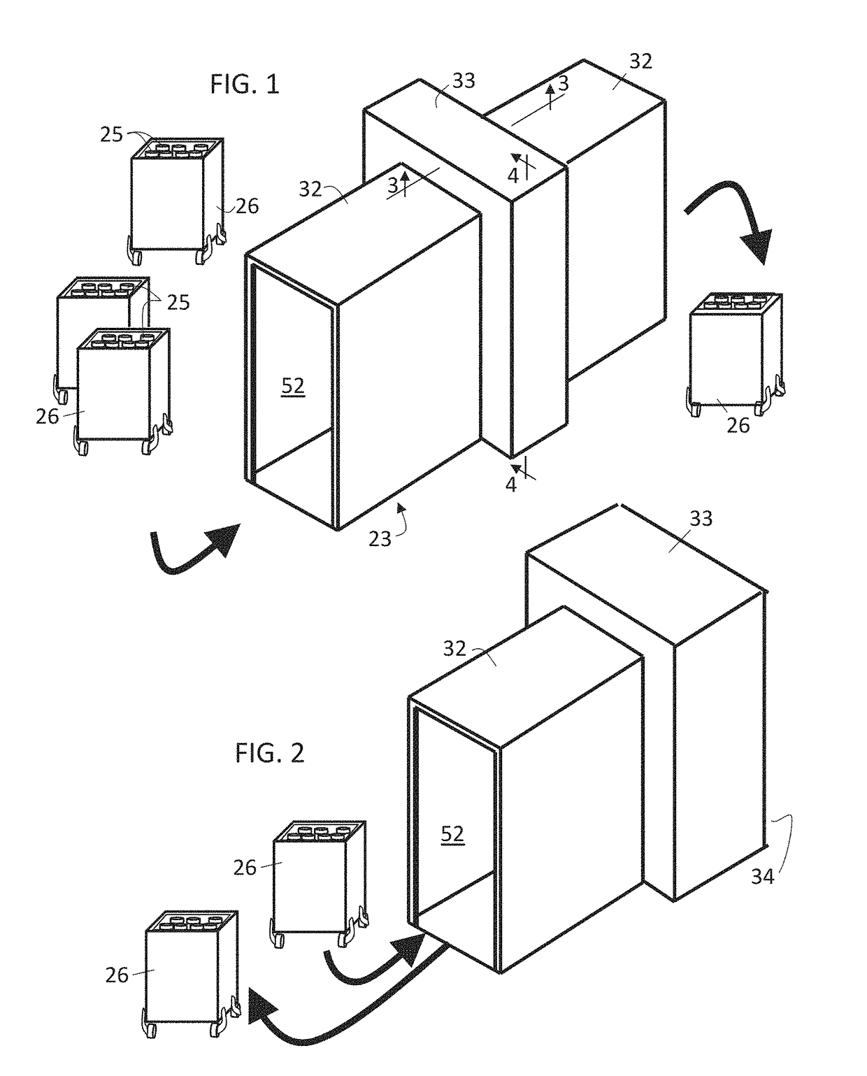 Shielded portal for multi-reading RFID tags affixed to articles