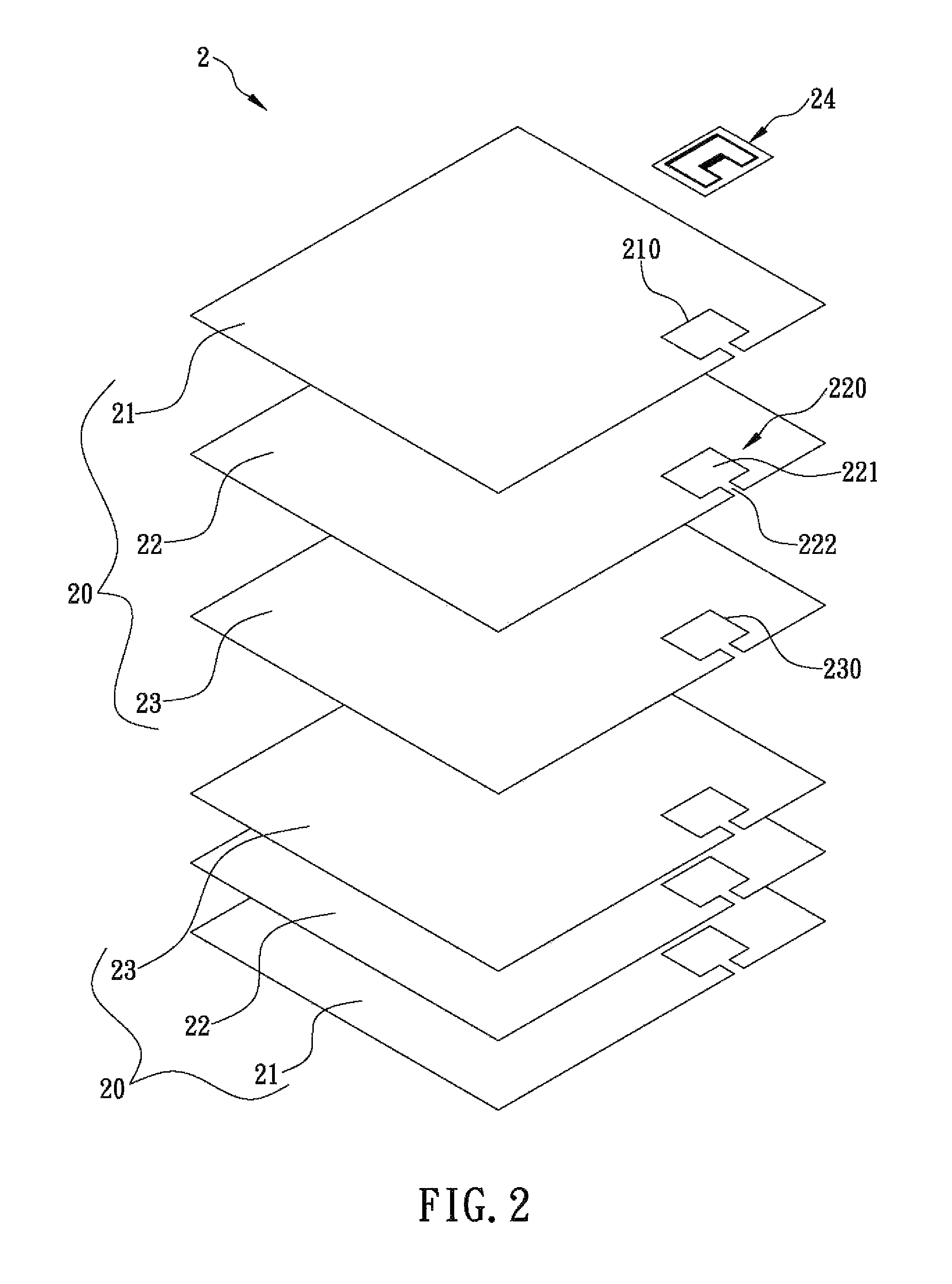 Package bag with externally attached communication device