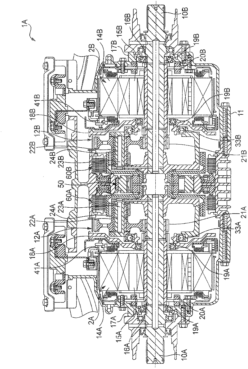 Drive device and vehicle with same