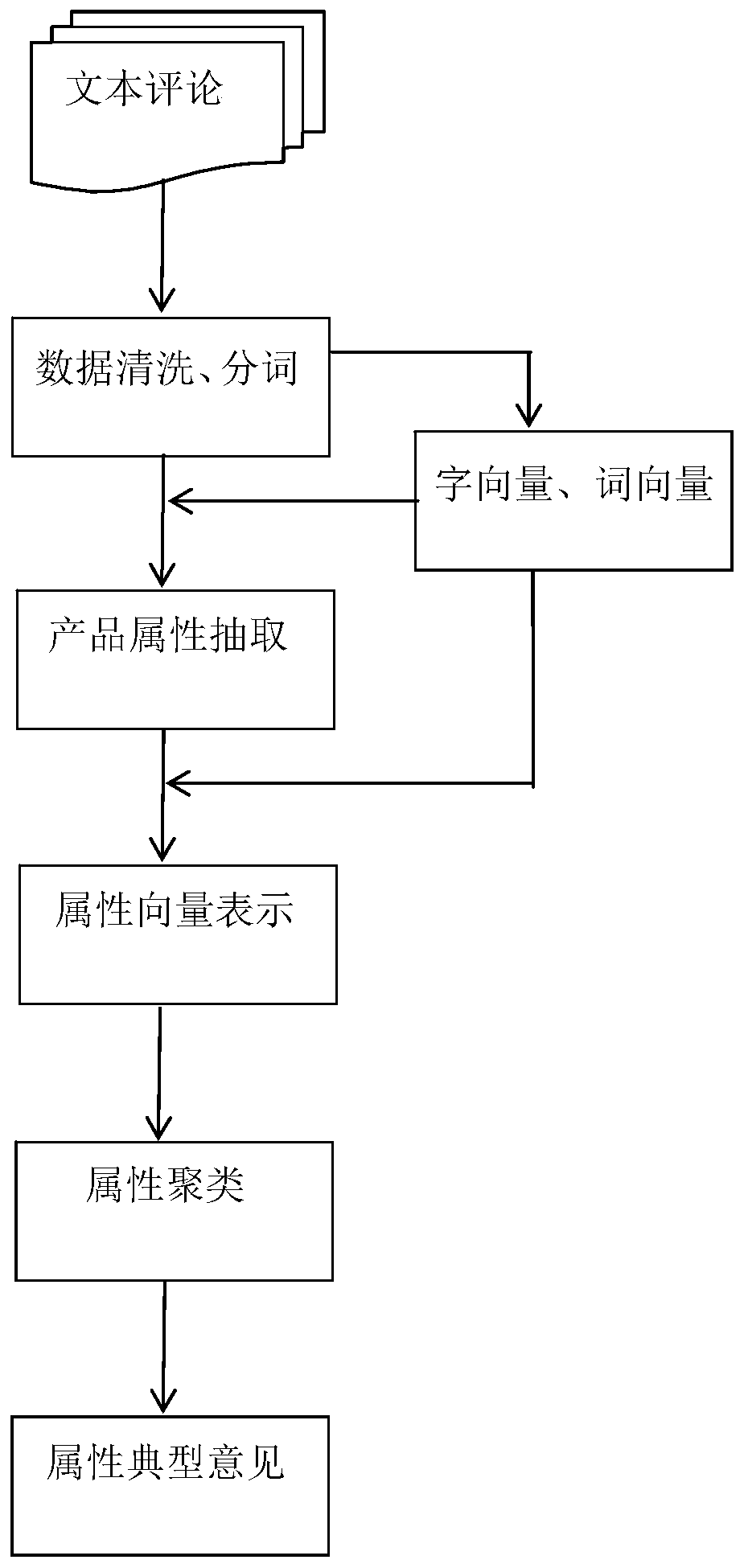 Processing system and method for extracting fine-grained typical opinion data of user