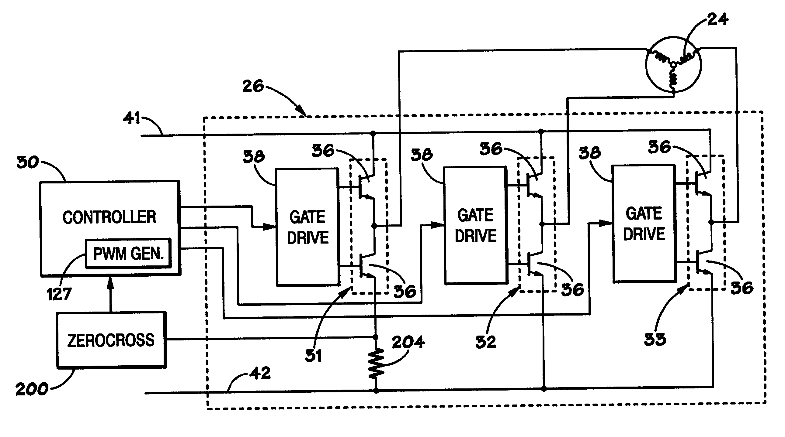 Induction motor control system