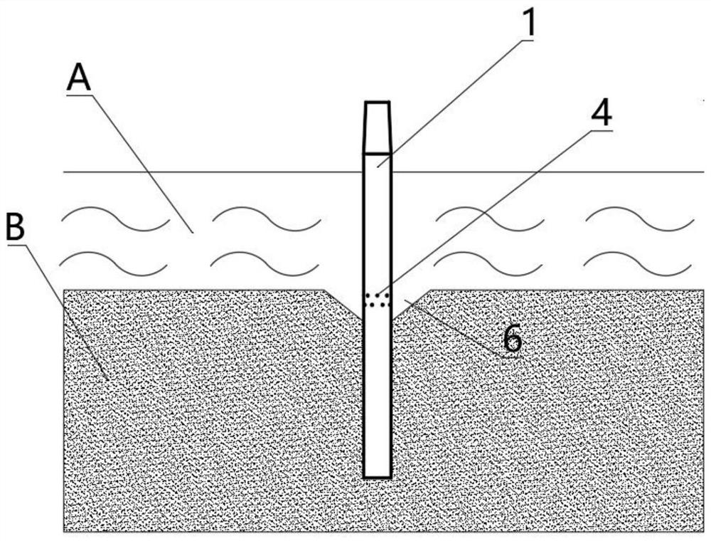 Anti-scour construction method for offshore wind power pile foundation based on solidified side bulldozing