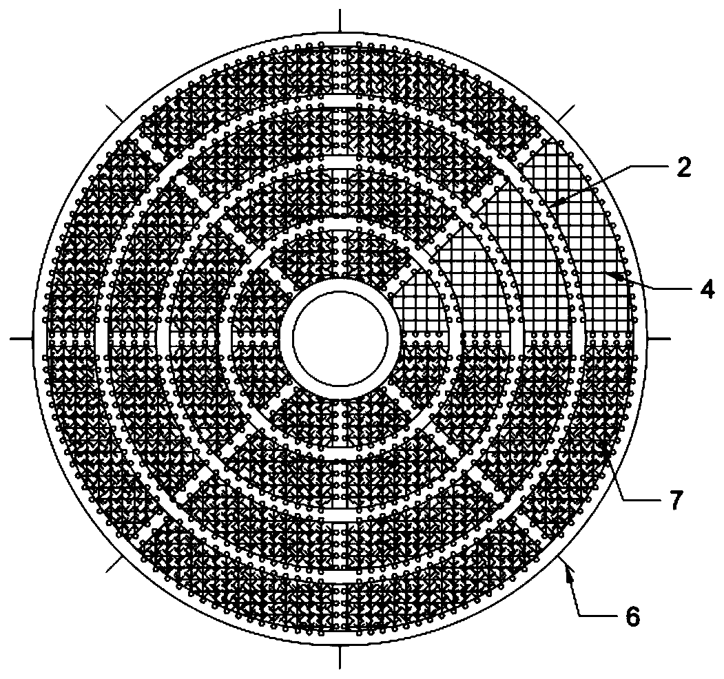 Biological rotating disc sheet capable of improving biofilm culturing amount