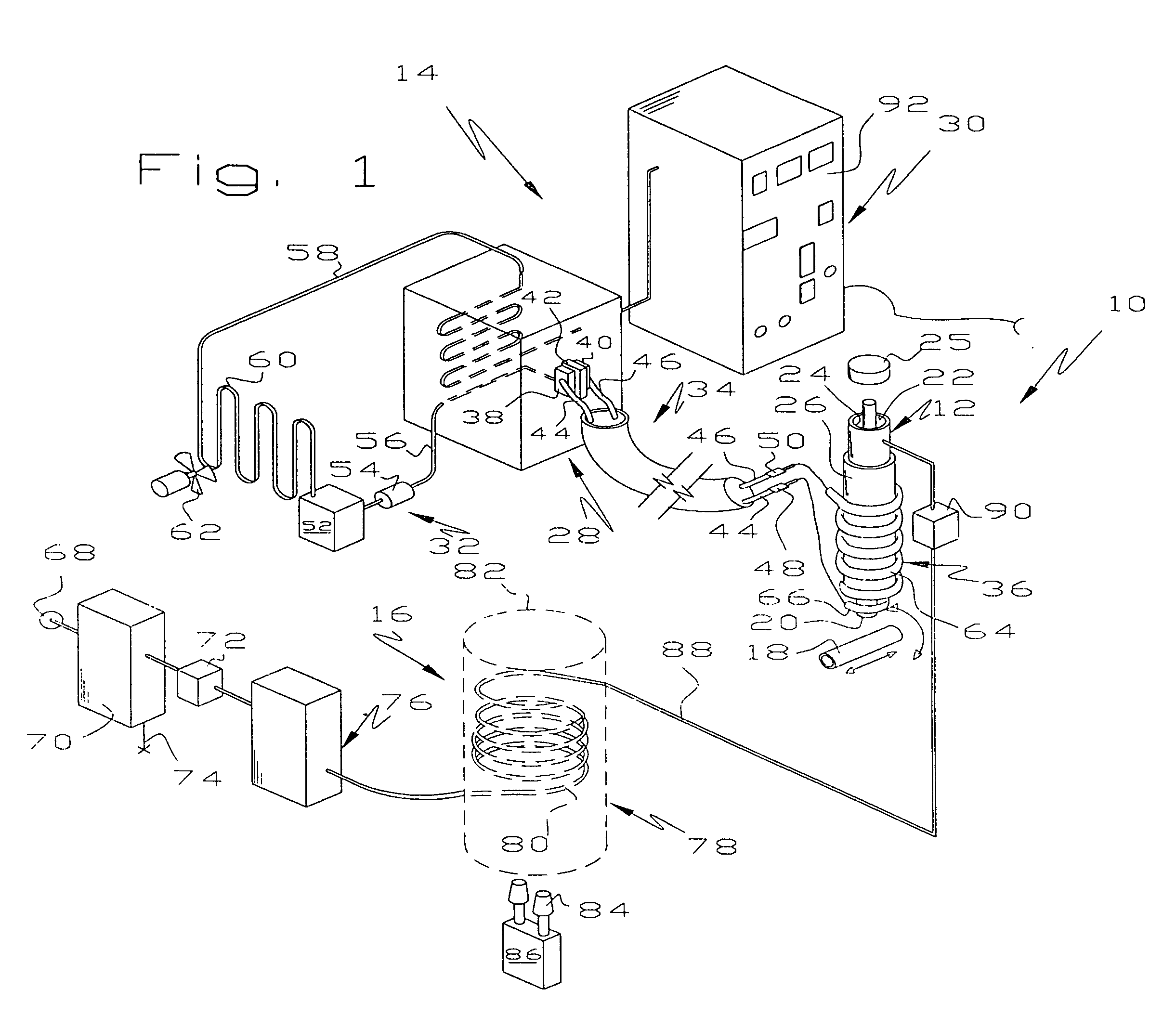 Method and apparatus for producing alloyed iron article