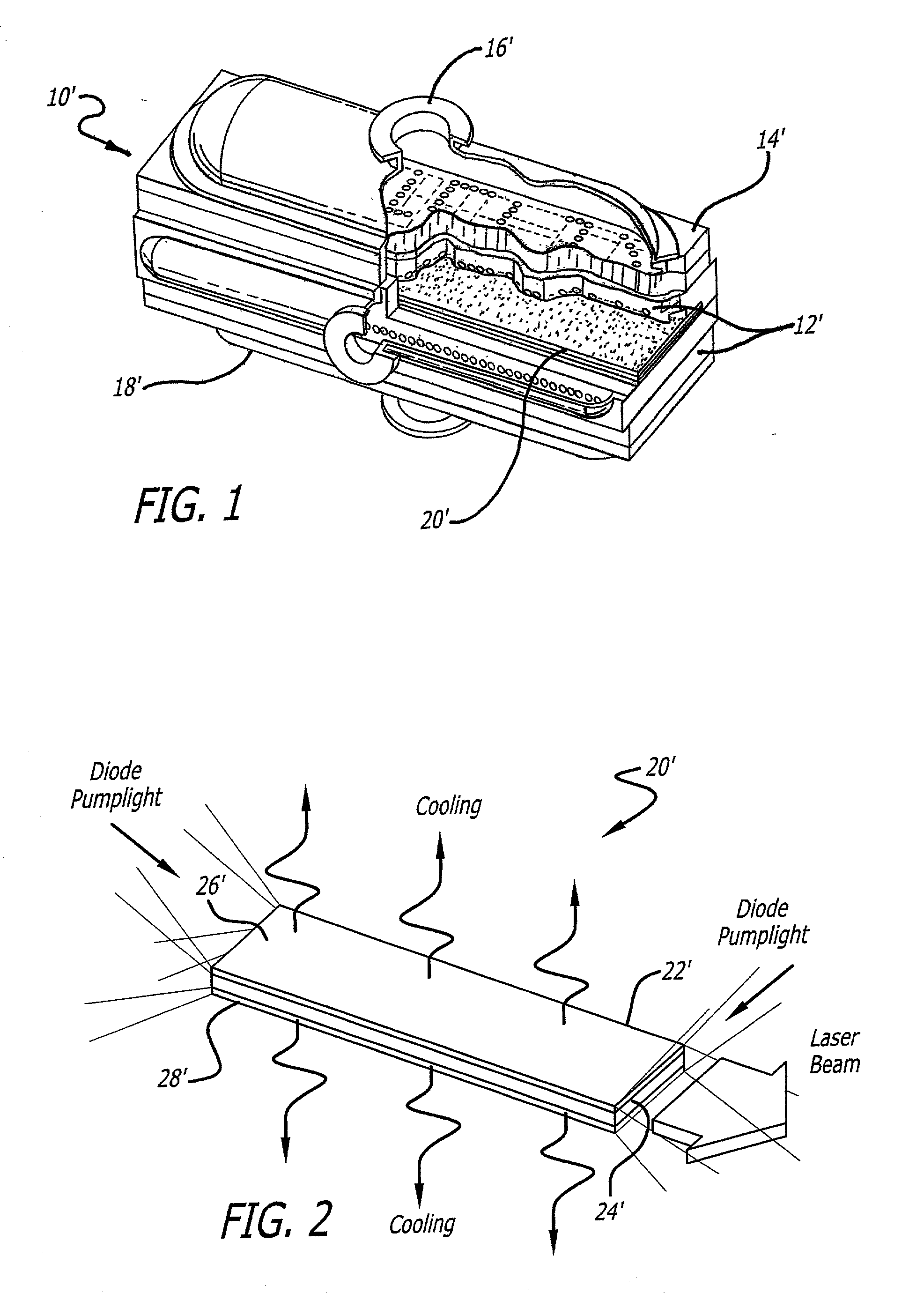 Laser cooling apparatus and method