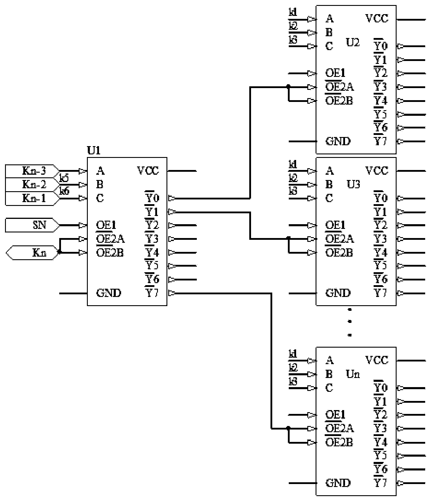 Voltage-temperature integrated testing device of storage battery set