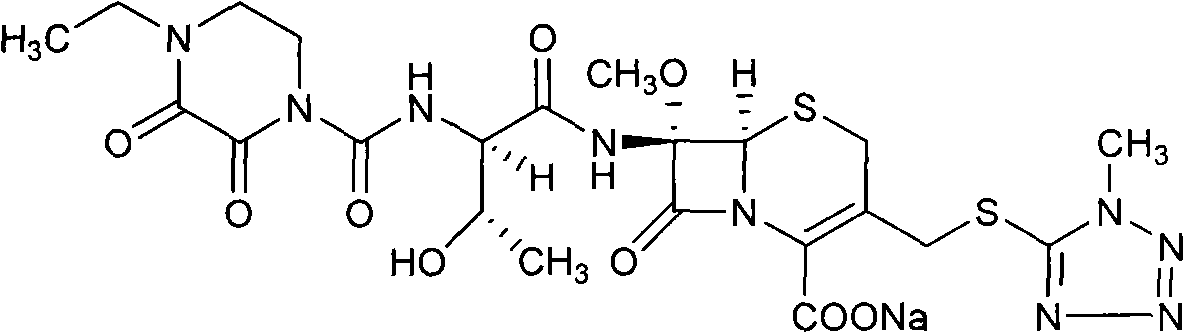 Preparation for cefbuperazone sodium