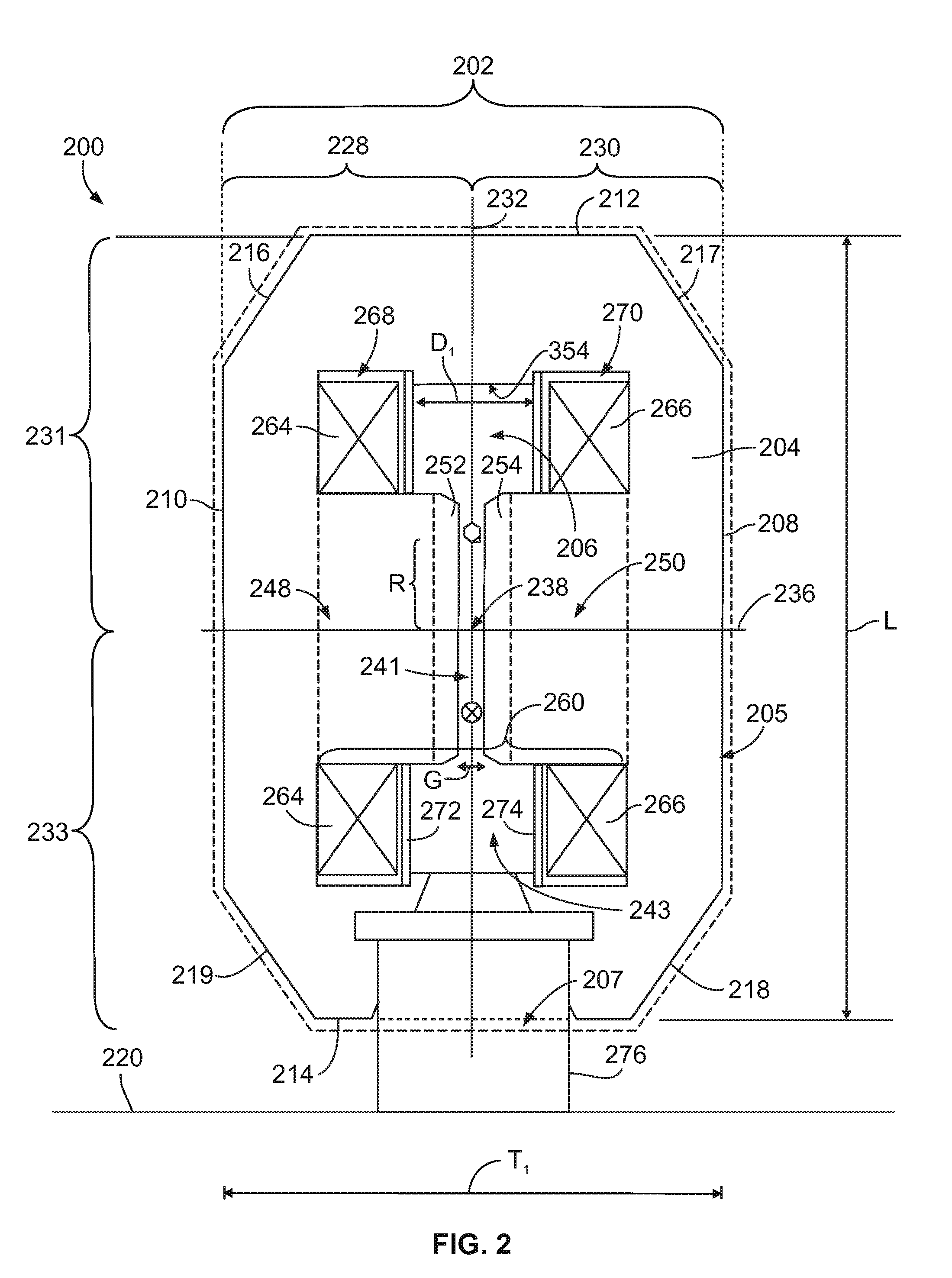 Isotope production system and cyclotron having a magnet yoke with a pump acceptance cavity