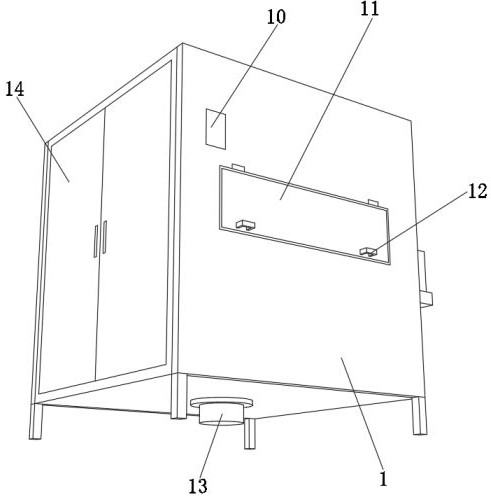 Sterilization device for surgical instruments in obstetrics and gynecology department