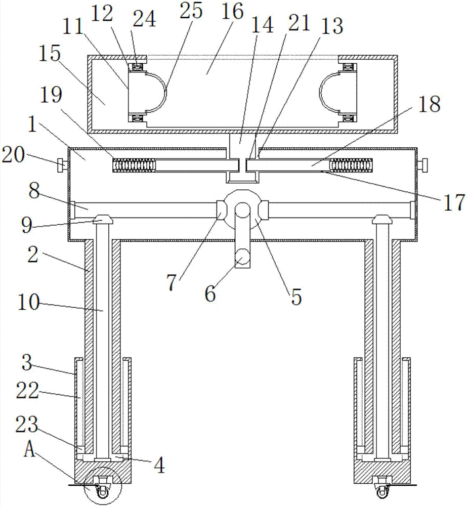 Projector placing table