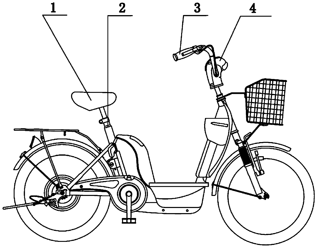 A detection and control device for preventing misloading of electric vehicles