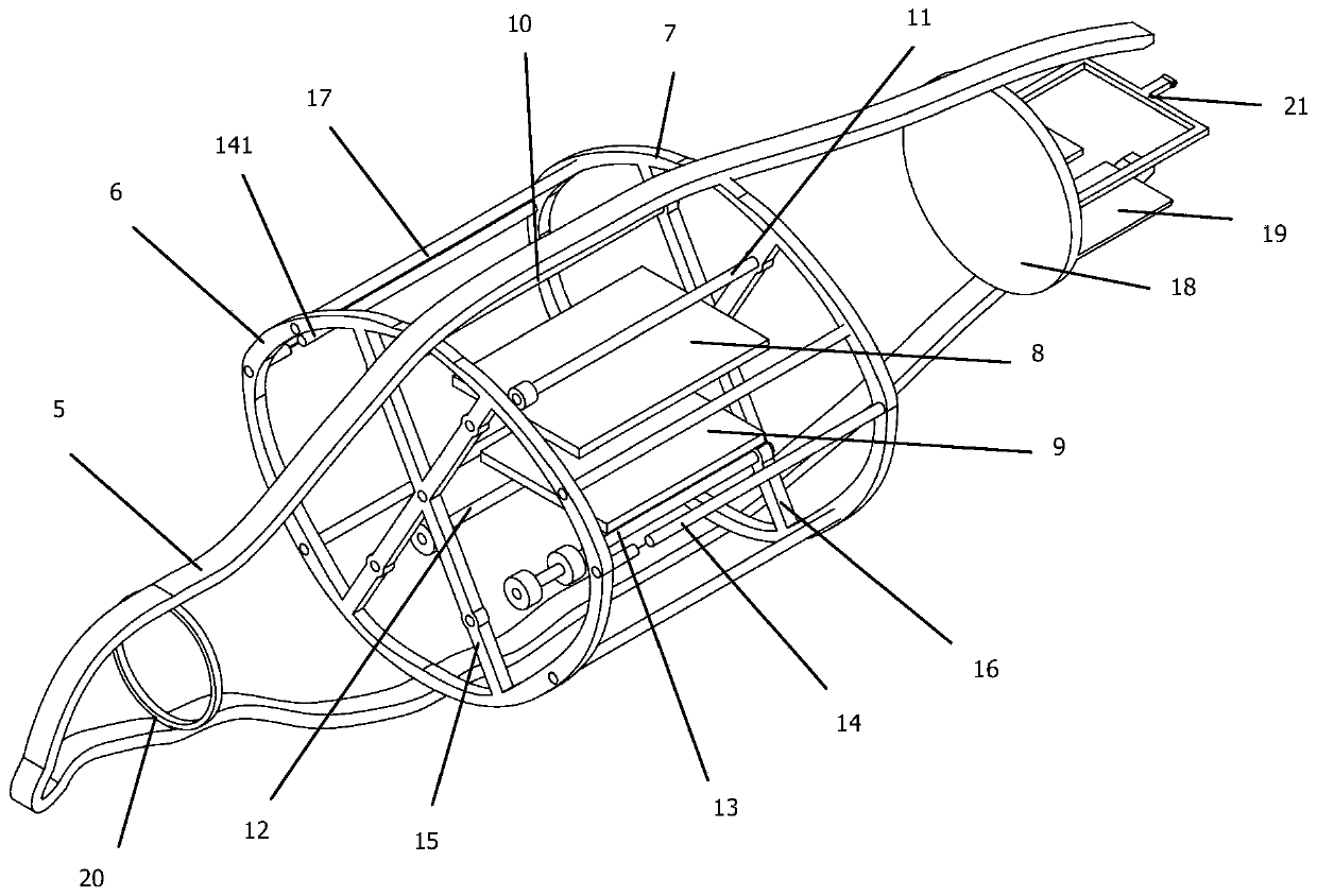 Bionic flapping wing aircraft with adjustable flapping amplitude angle