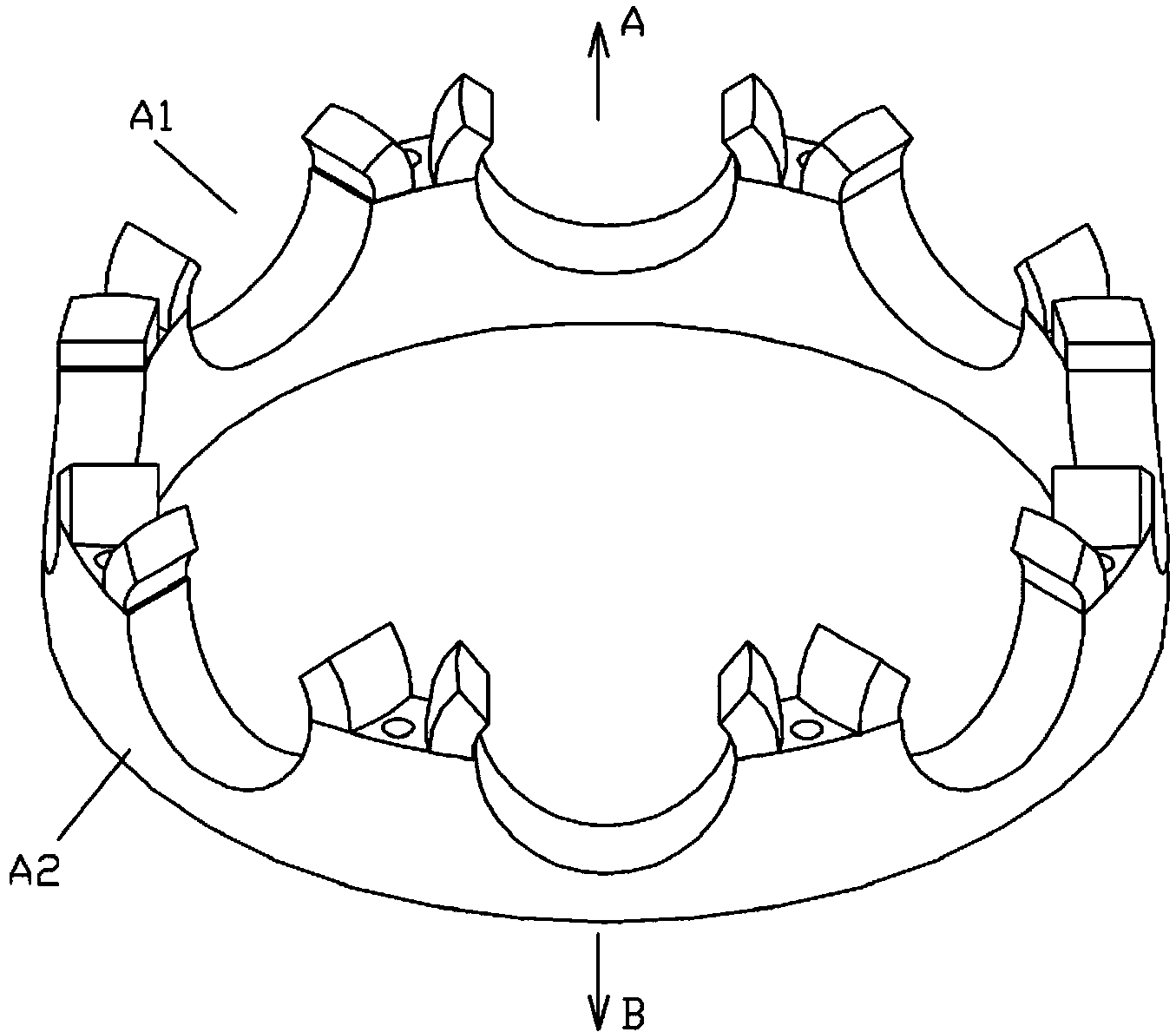 Vibratory feeder of bearing retainer