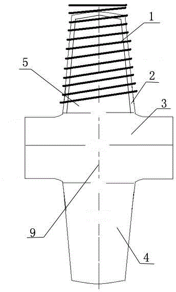 Medium and large casting roller ramming mould heating and feeding method and device