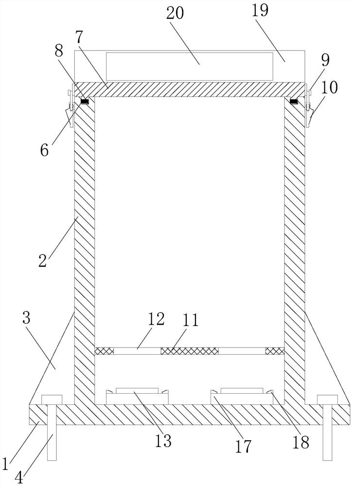 Intelligent fire extinguisher cabinet and working method thereof