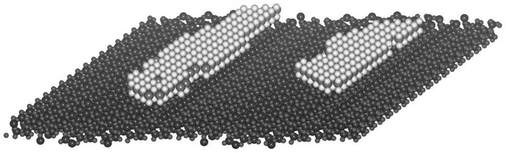 A preparation method of two-dimensional material nanoribbon or microribbon