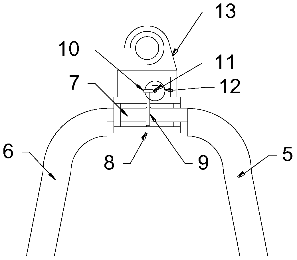 A household steam ironing device