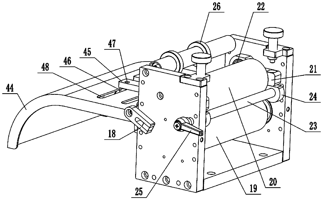 Aluminum gusset plate machining device