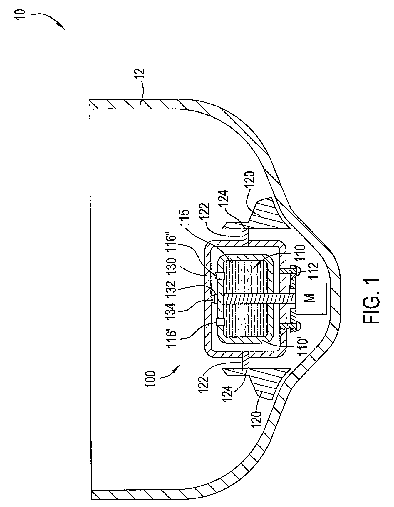 Hydrogyro ship stabilizer and method for stabilizing a vessel