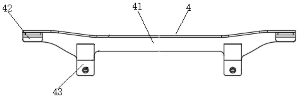 Automobile front suspension structure