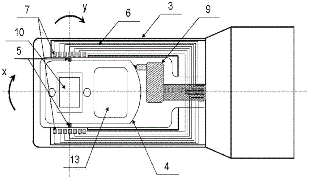 Comprehensive test sample rod for double-shaft tilting in-situ force and electric property of transmission electron microscope