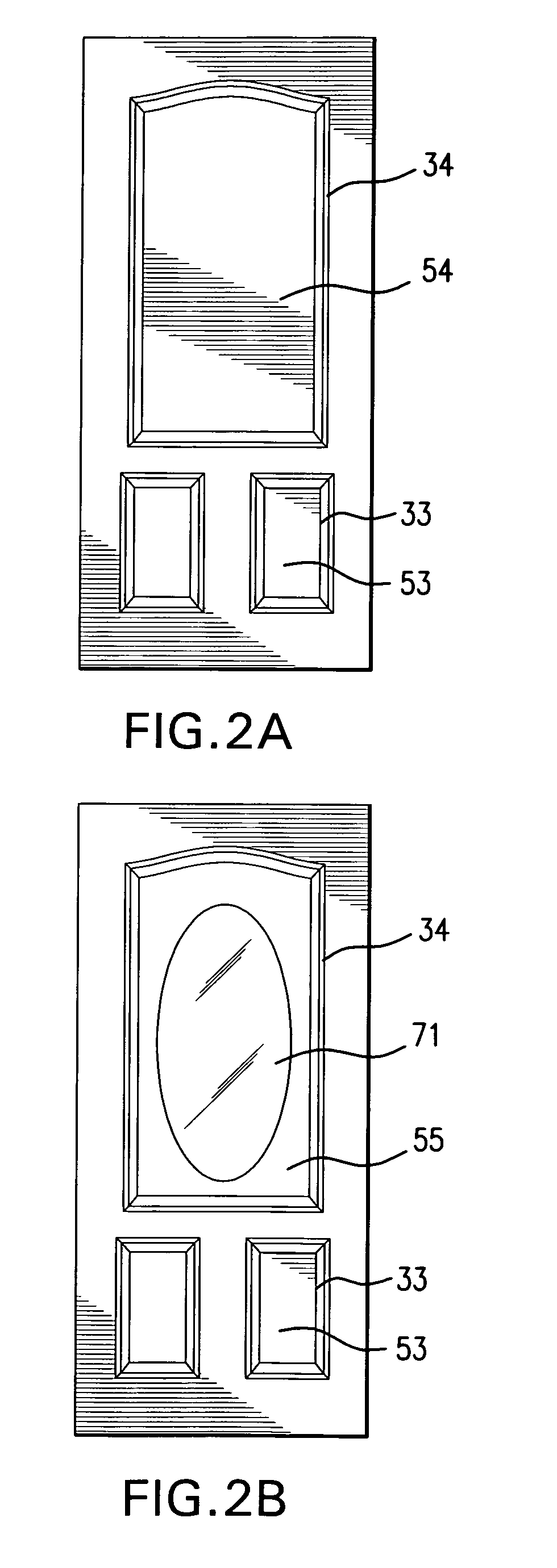 Fiber-reinforced composite fire door