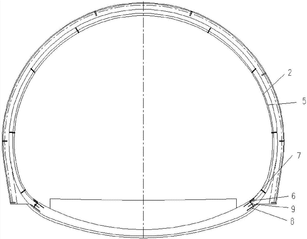 Tunnel supporting method