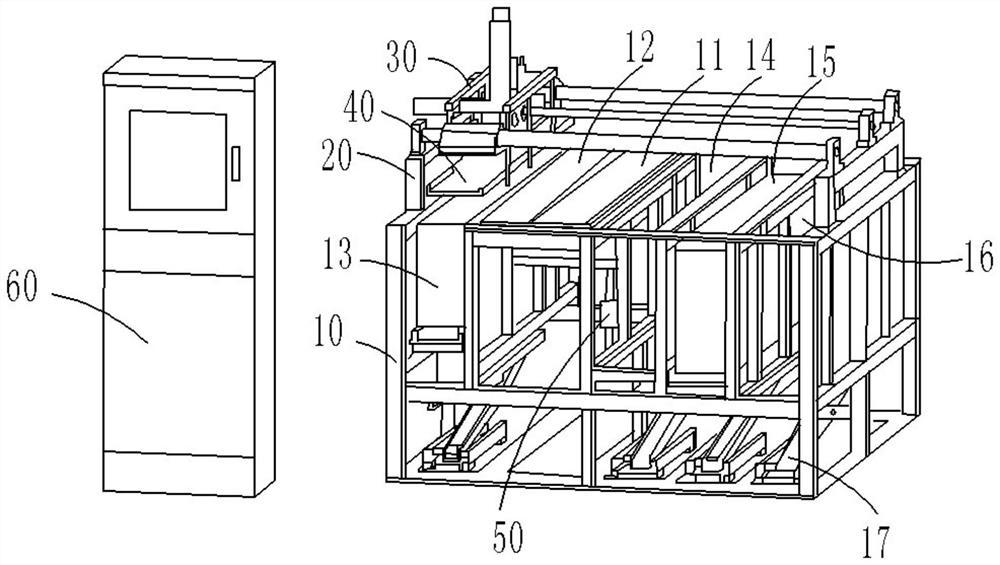 Graphite boat card point automatic loading and unloading device