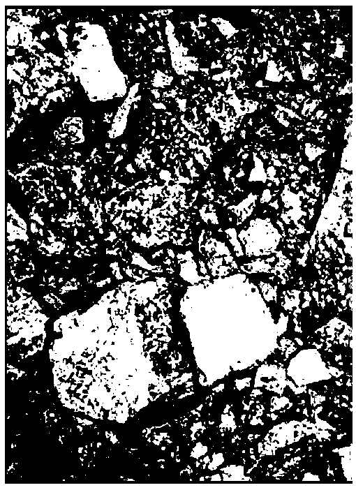 Automatic soil and stone material grading detection method based on image optimization classification