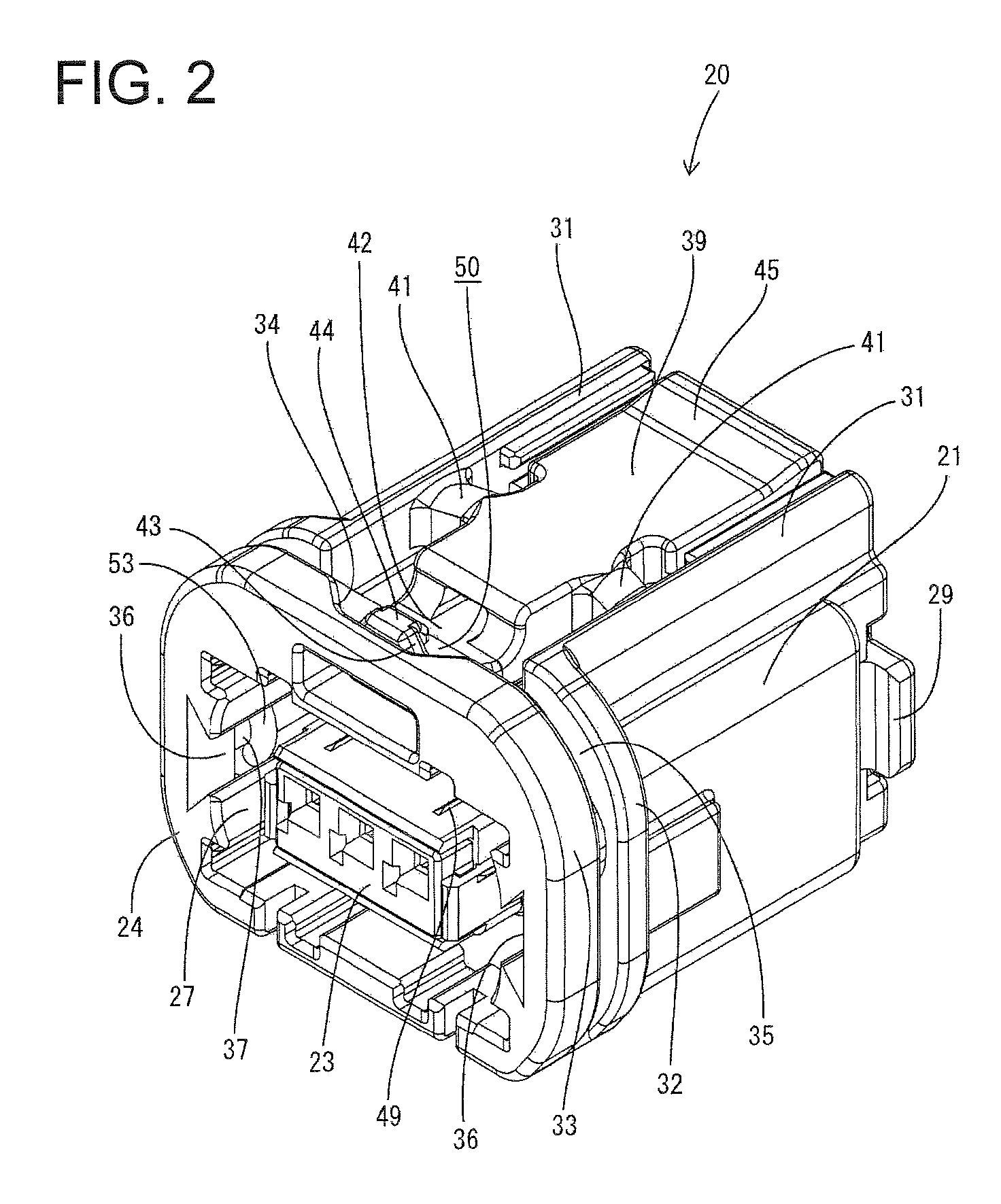 Connector device and locking structure