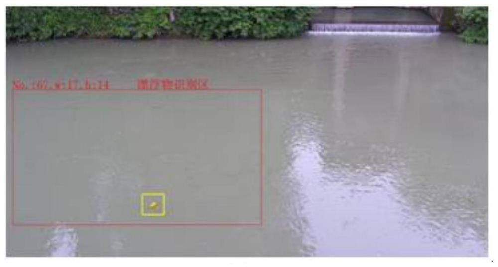 Method for detecting floating objects in river