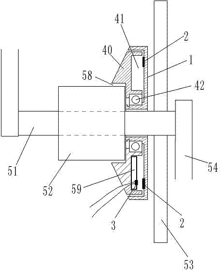 Booster bicycle provided with sensor provided with magnetic blocks with unevenly distributed magnetic fluxes in shell