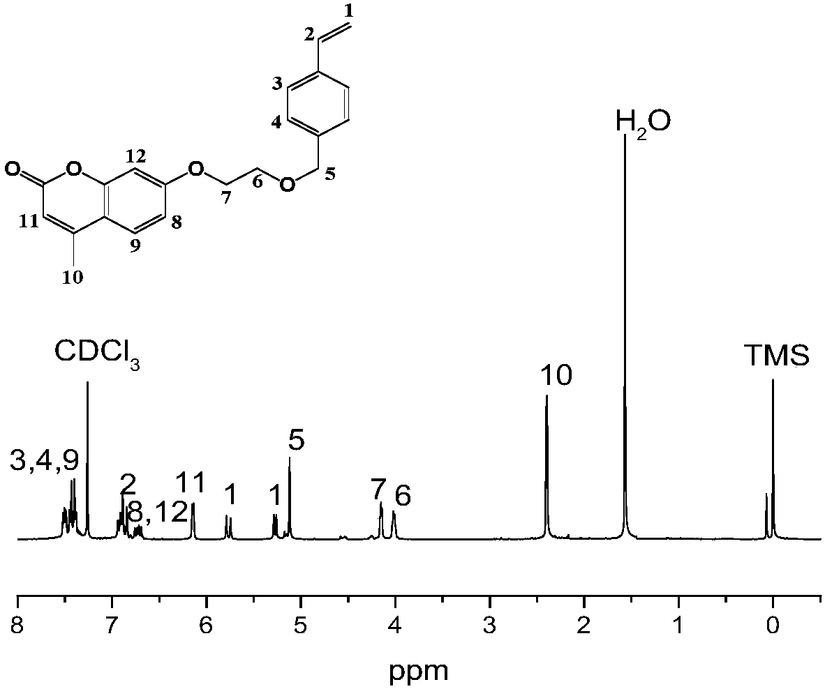 Coumarin derivative and preparation and application thereof