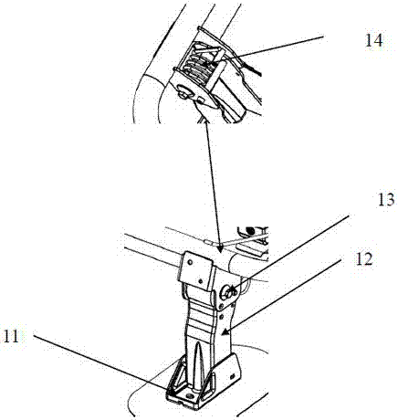 A reversible car seat support device