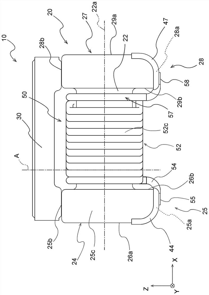 Surface mounted inductor