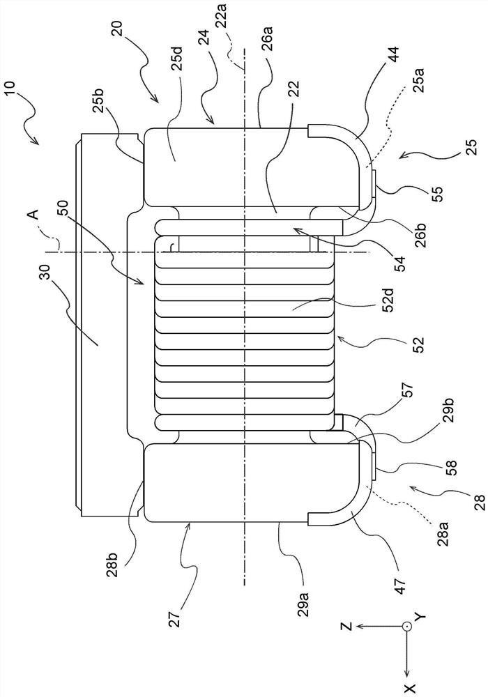 Surface mounted inductor